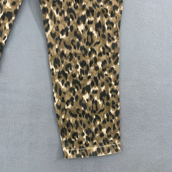Anthropologie Current/Elliott Animal Print 30 The Clean Weslan Camo Cropped - Picture 16 of 16
